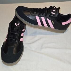 Adidas Samba Messi Men’s Sneakers JP7845 Black/Gold Metallic Gum Size 11 New